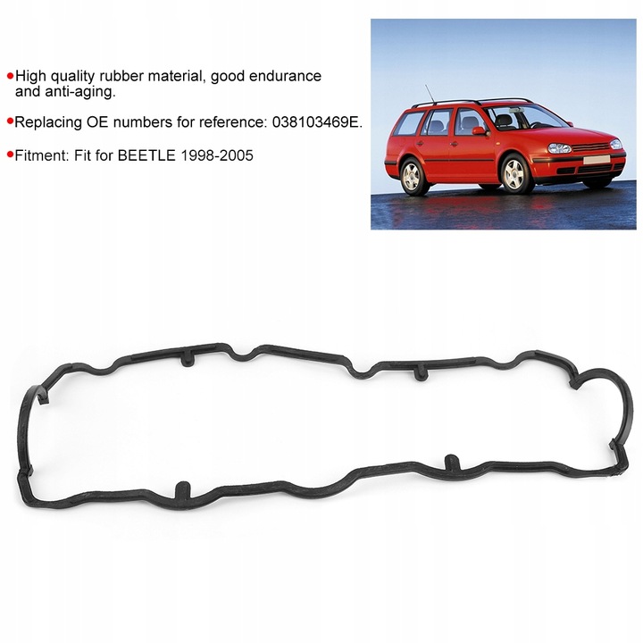 фото №12, Прокладка крышки клапанов двигателя 038103469e