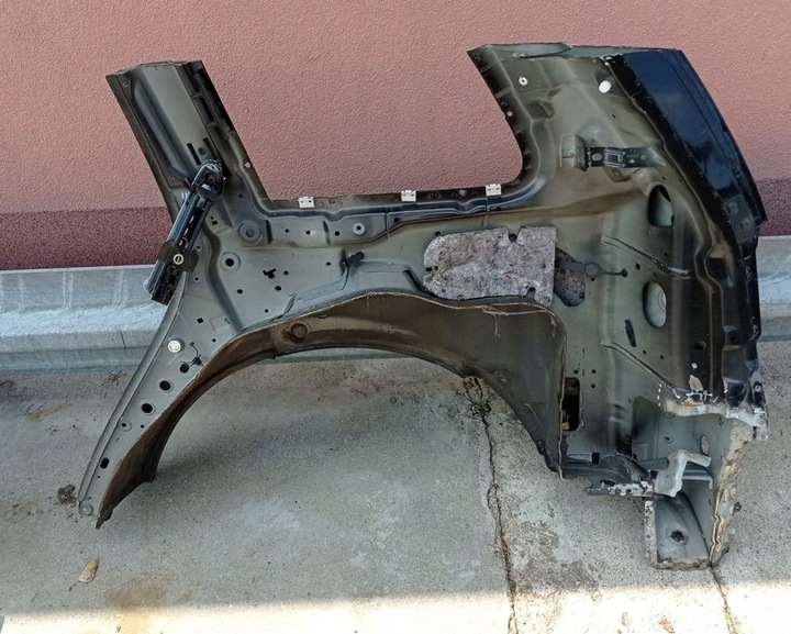 фото №6, Четверть крыло правый зад vw touareg i 7l код краски lc9z чёрный magic