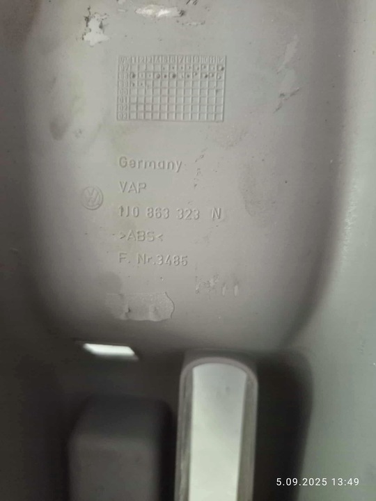 фото №9, Тунель середній ze бардачком volkswagen оригінальний номер 1j0863323n