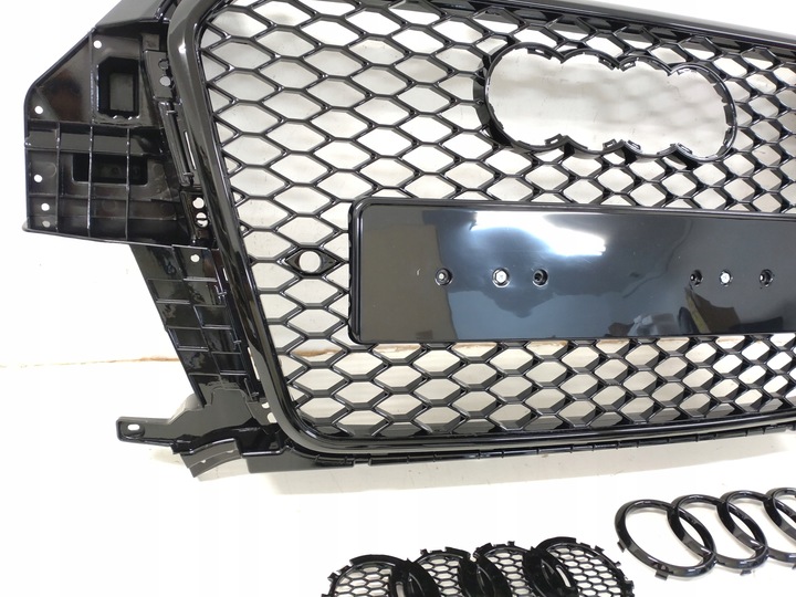 фото №11, Rsq3 решётка радиатора sq3 audi q3 2011-15r новая решётка радиатор полный чёрный