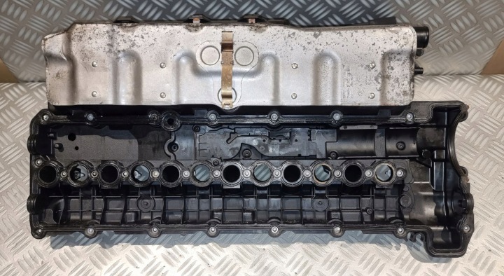 фото №11, Bmw e60 e70 e83 3.0 d m57n2 кришка клапанів 7789395 корпус фільтра 7793203