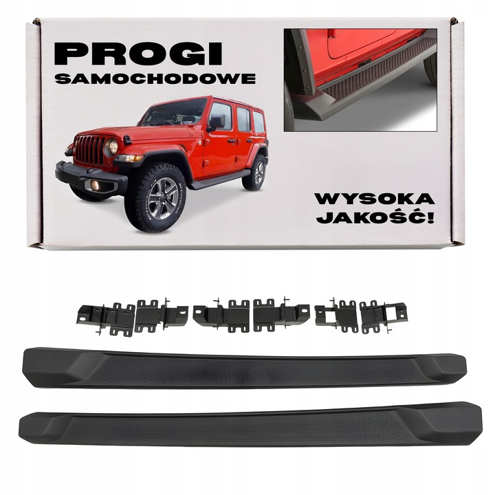 фото №1, Jeep wrangler jl 2018+ 4d градусы боковые пороги автомобильные 82215164