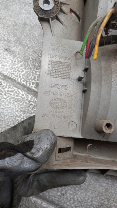 фото №6, Лампа ліва зад saab 9-5 2.3b 04r універсал