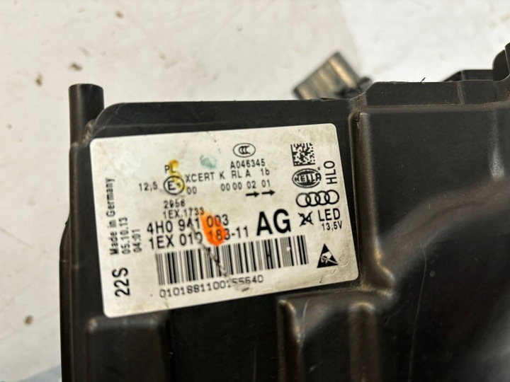 фото №9, Audi a8 d4 4h лампа повний led ліва - 16741