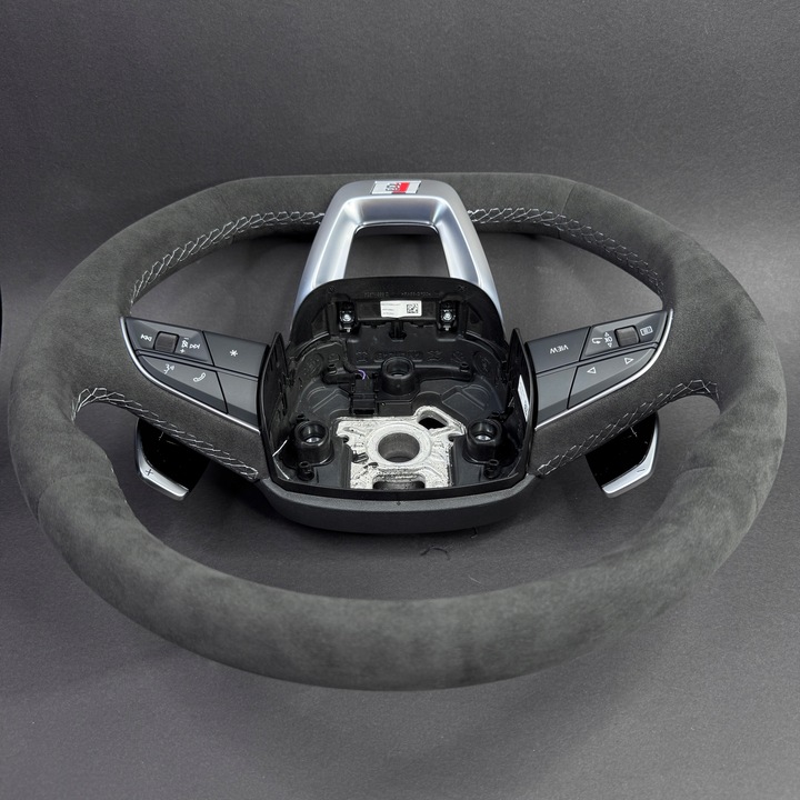 фото №9, Audi rsq8 sq8 q8 q7 sq7 4m8 руль алькантара серый нитка лепестки rs