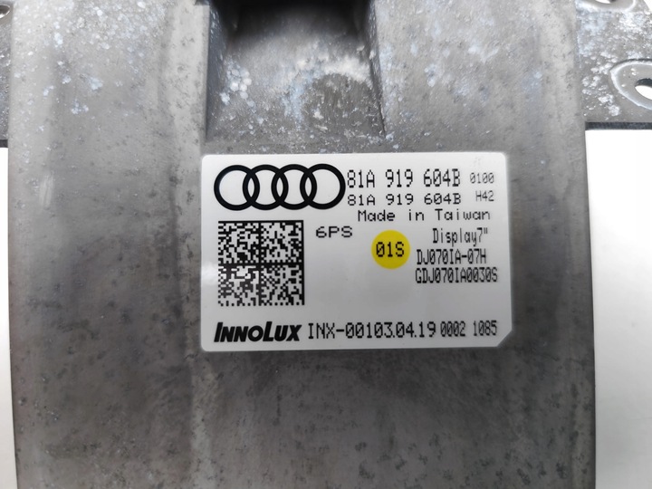 фото №7, Audi q2 монитор / дисплей / экран 2019 suv 4/5dr 81a919604b 18-24