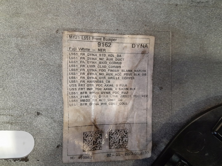 фото №14, Land rover evoque 2 ii l551 r-dynamic бампер переднє перед k8d2-17f791