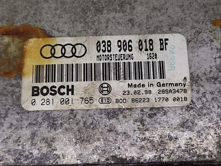 фото №5, Audi a4 b5 блок керування двигуном (ecu) 0281001765