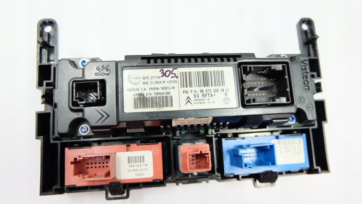 фото №10, Панель повітропровід кондиціонера citroen c5 / peugeot 407 96573328yw