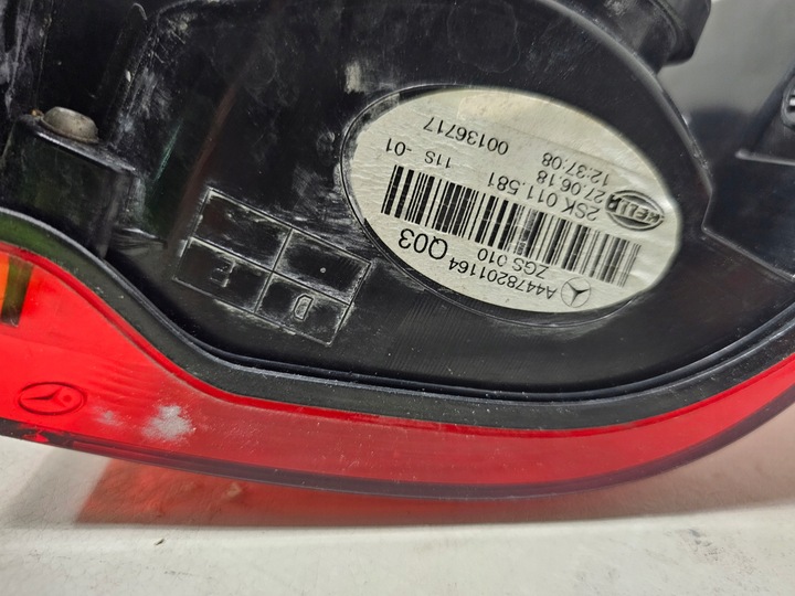 фото №9, Лампа левая зад задняя mercedes vito w447