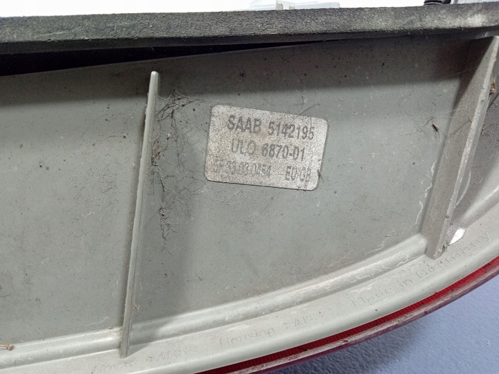 фото №6, Saab 9-5 i рестайлінг sedan 02- лампа зад ліва зовнішня 5142195