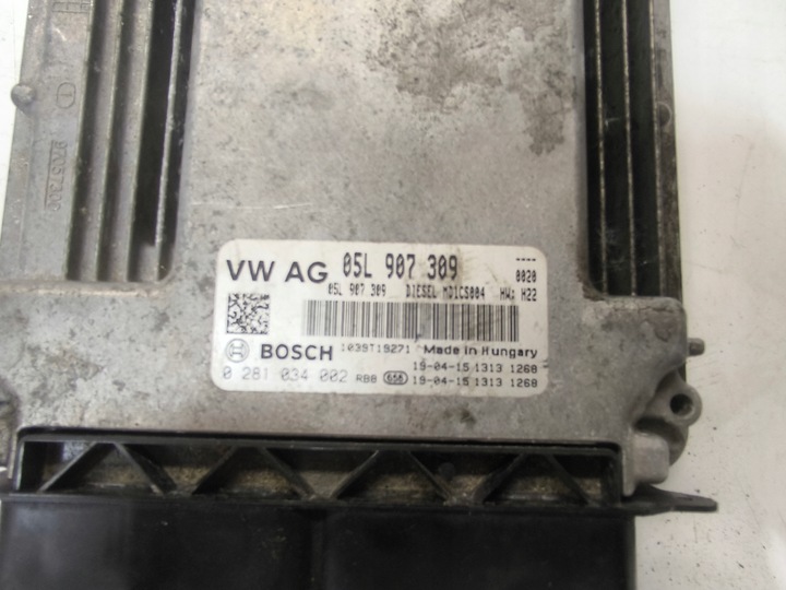 фото №6, Комп'ютер блок керування двигуна audi a6 c8 vw seat 2.0 tdi 05l907309 оригінал !!
