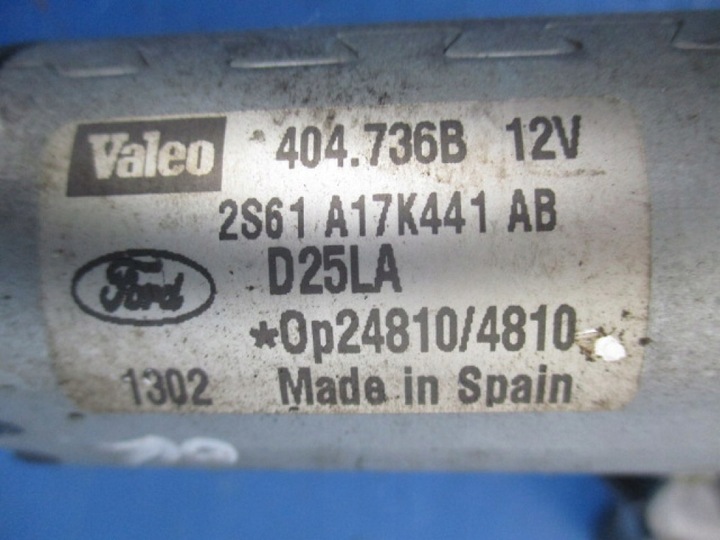 фото №6, Ford fiesta mk6 5d двигунчик двигун двірники зад