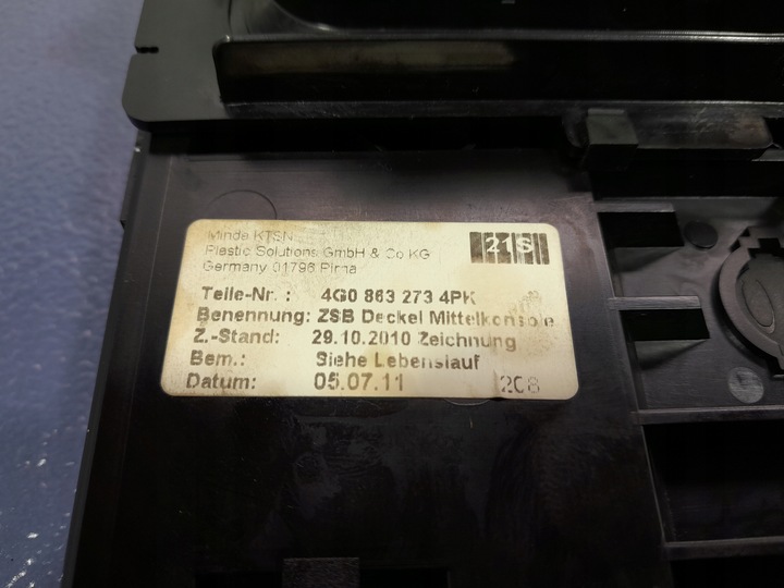 фото №5, Audi a6 c7 попільничка бардачок 4g0857951