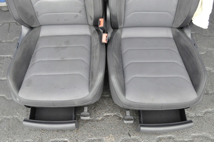 фото №5, Vw tiguan r-line сидіння комплект сидінь алькантара