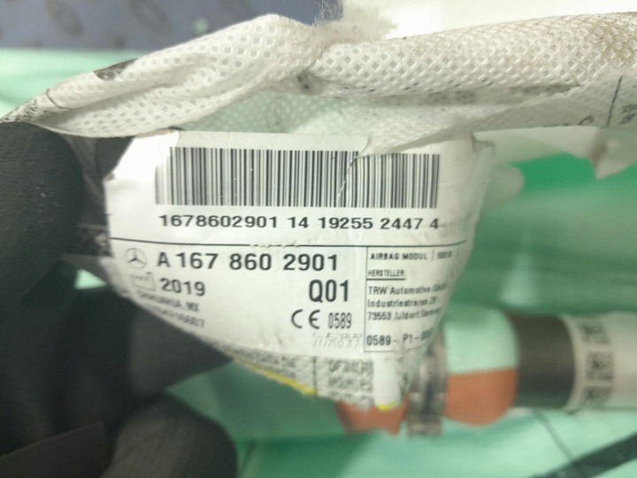 фото №13, Mercedes gle w167 панель раздаточная консоль подушки подушка безопасности eu