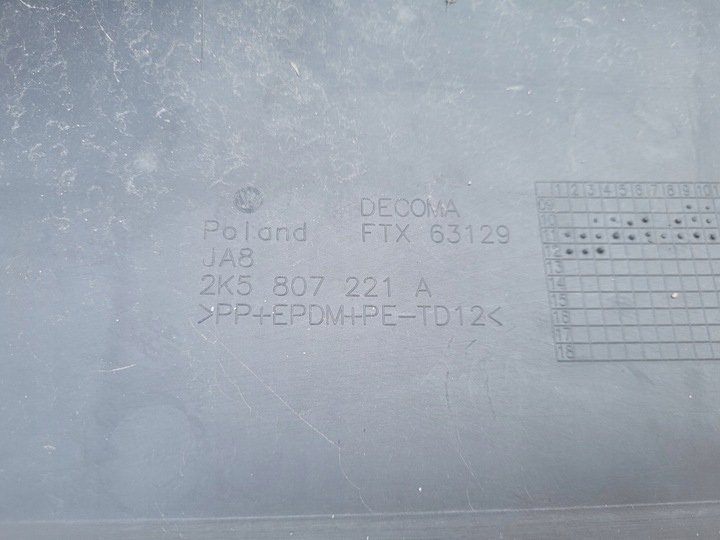 фото №11, Vw caddy iii 3 | бампер перед переднє рестайлінг 2k5807221a | 0095