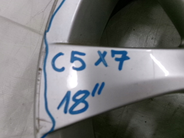 фото №12, Citroen c5 iii x7 алюминиевый диск алюминиевый диск 18'' 9673000880