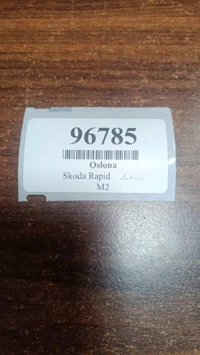 фото №13, Skoda rapid захист стійка ліві перед 5ja867243