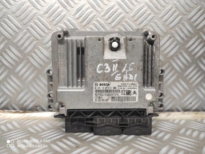 фото №1, Citroen c3 ii citroen ds3 1.6 e-hdi комп'ютер 0281019819 980594680