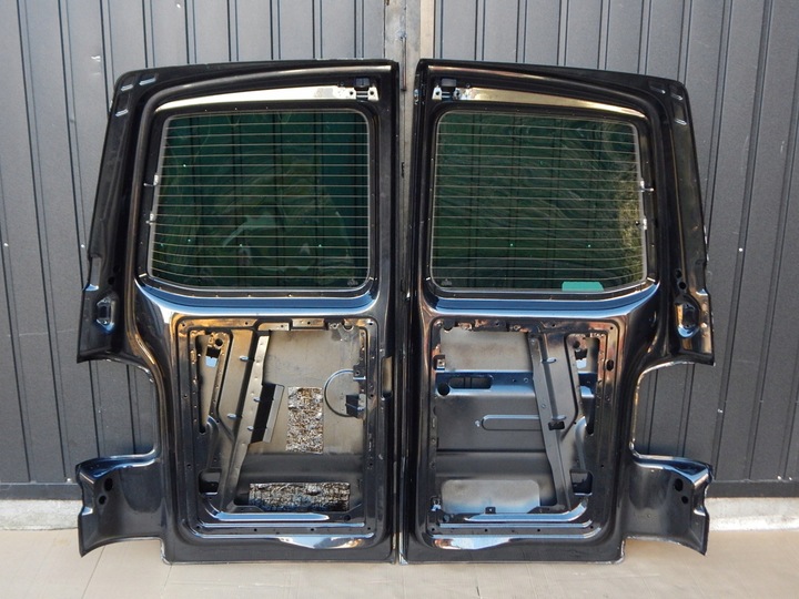 фото №10, Vw t5 рестайлінг двері крила орні праві ліві зад задні чорні lc9x