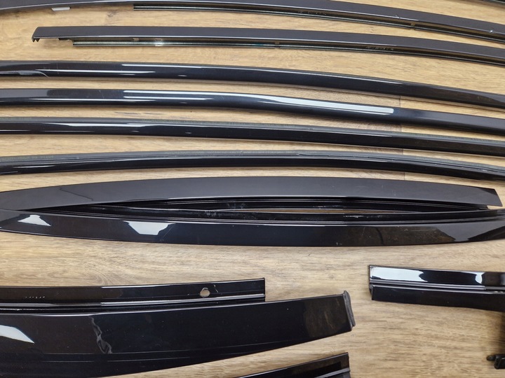 фото №7, Bmw 5 f10 планки теневая линия чёрный высокий блеск м-пакет комплектный набор