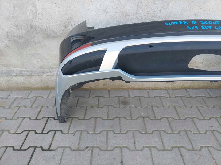 фото №9, Skoda superb iii універсал scout бампер зад задній