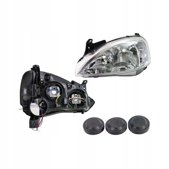 фото №4, Лампа corsa c combo c 10.03-10.10 фара лівий