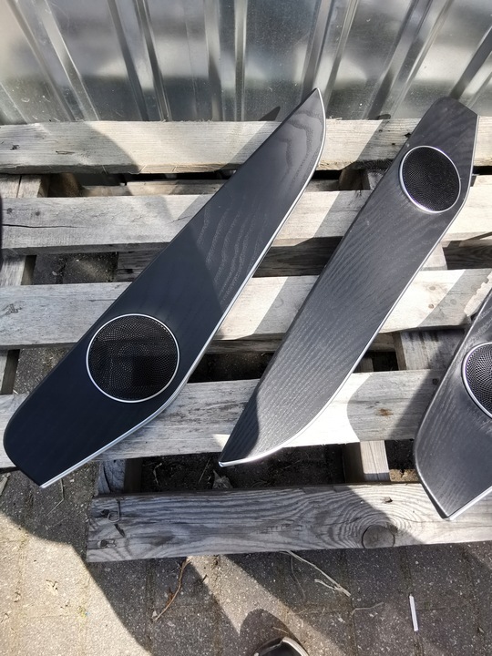 фото №7, Mercedes w253 glc dekor планка двері декоративна панель дерево оригінал