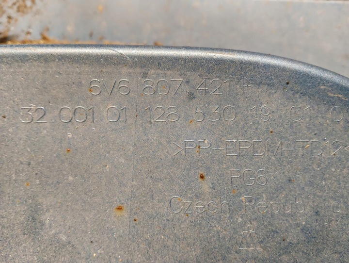 фото №8, Skoda fabia iii 3 6v6 рестайлінг 18- бампер задній зад 6v6807421f 3pdc