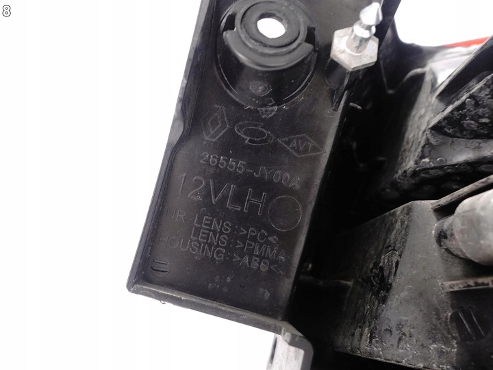 фото №9, Renault koleos i 08-16 лампа левая зад eu