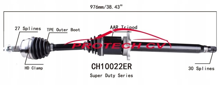 фото №1, Полуось приводная jeep cherokee kl 2014-2022
