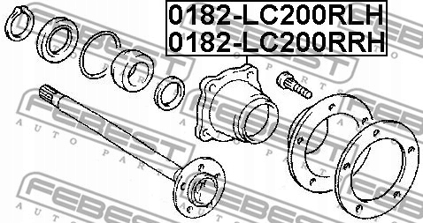 фото №3, Ступиця колеса зад ліва toyota land cruiser 200 4.0