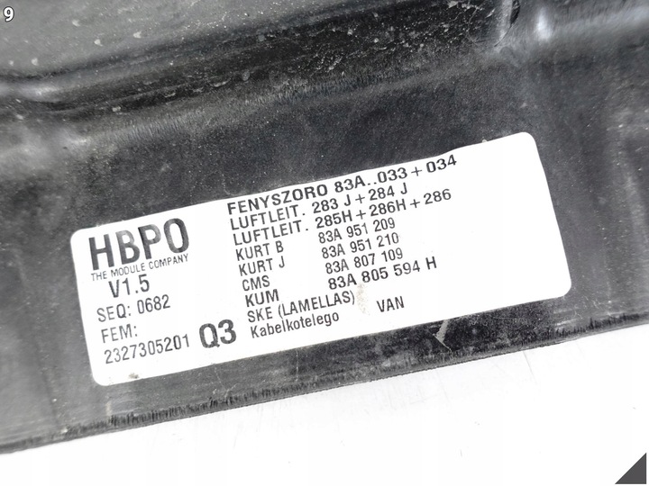 фото №10, Audi q3 ii 2 поколение f3 83a 18-24 pas усилитель перед передние