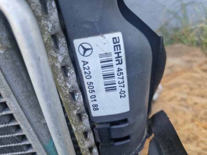 фото №13, Pas переднє радіаторів вентилятор mercedes w220 a2205000293