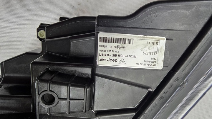 фото №9, Jeep avenger лампа перед права повний led performanc