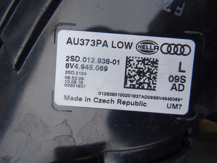 фото №9, Лампа зад задняя левая audi a3 8v4945069
