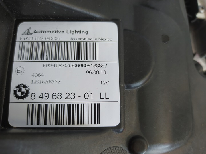 фото №12, Bmw x3 g01 x4 g02 лампы перед адаптивный led комплект оригинал 8496823 8739654