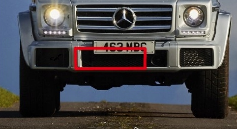 фото №12, Mercedes g-klasa w463 a463 решітка бампера заглушка a4638851700