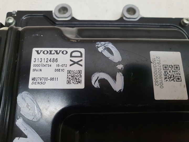 фото №6, Volvo v40 ii 12-19 комп'ютер блок керування двигуна 31312486 xd mb279700-9611