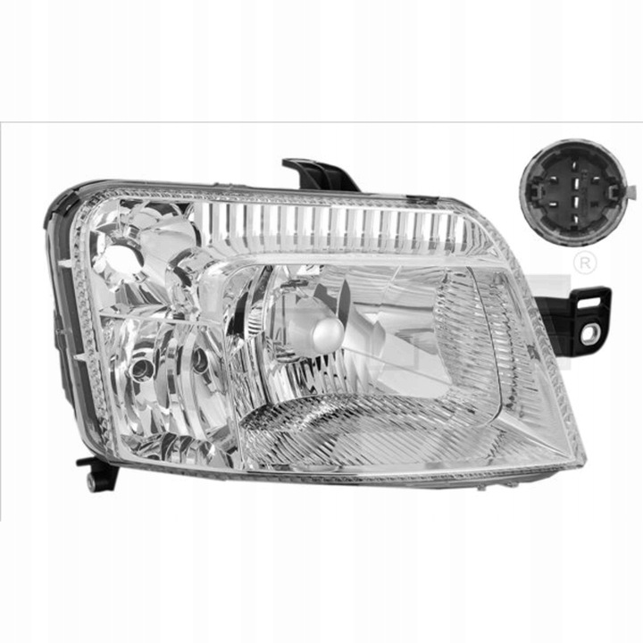 фото №3, Лампа fiat panda 09-13 фара правые