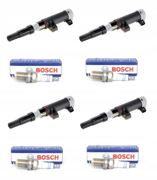 фото №1, Катушка зажигания+ свечи зажигания 4x laguna megane