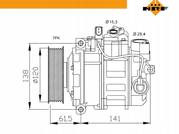фото №2, Компрессор компрессор кондиционера [nrf]
