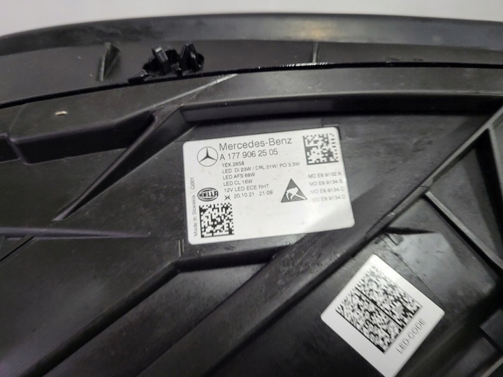 фото №8, Лампа перед ліва права mercedes a-klasa w177 multibeam