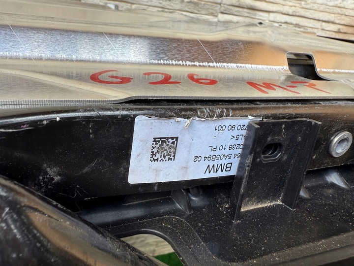 фото №6, Pas переднє підсилювач балка жалюзі замки піропатрон bmw 4 i4 g26 m набір