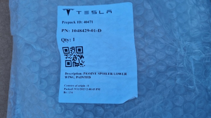 фото №9, Tesla модель x 15-20 спойлер крышки новый org