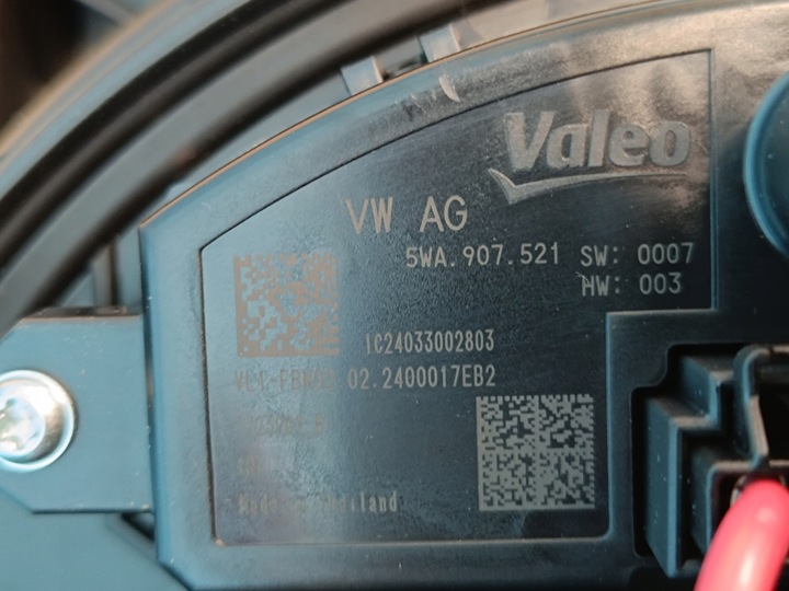 фото №15, Audi a3 8y рестайлінг 1.5tsi 85kw 2025r обігрівач комбайн 5wb816001b 5q1820007d