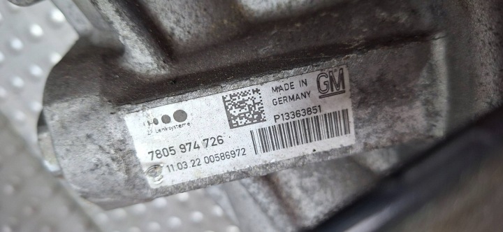 фото №6, Рейка электрический p13363851 opel astra j 2009-