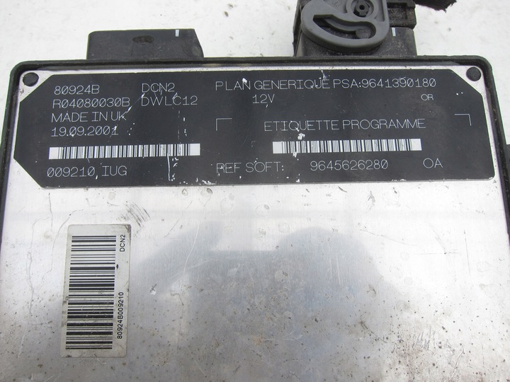 фото №6, Компьютер 9641390180 r04080030b 9645626280 peugeot