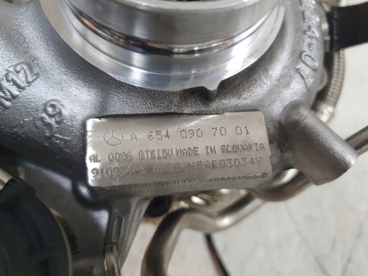 фото №7, Mercedes w206 gle cle 236 214 254 om654 турбонагнетатель a6540907001 новая